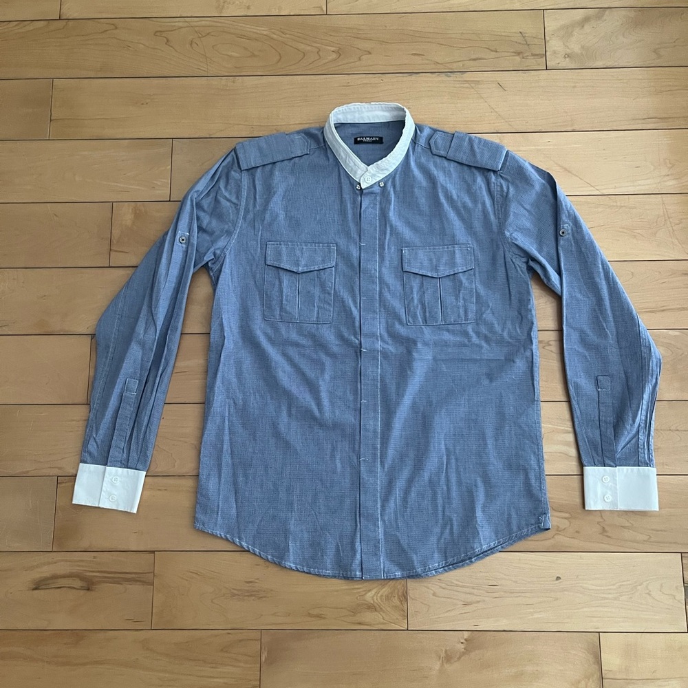 Balmain Military Officer Shirt